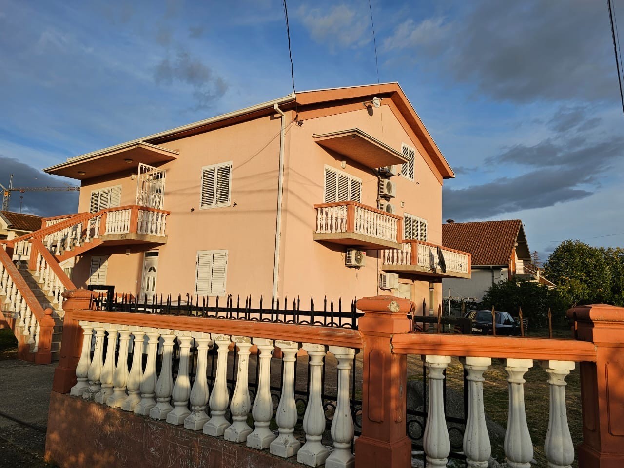 For sale is a fully furnished house with a plot in an attractive location in Tolosi