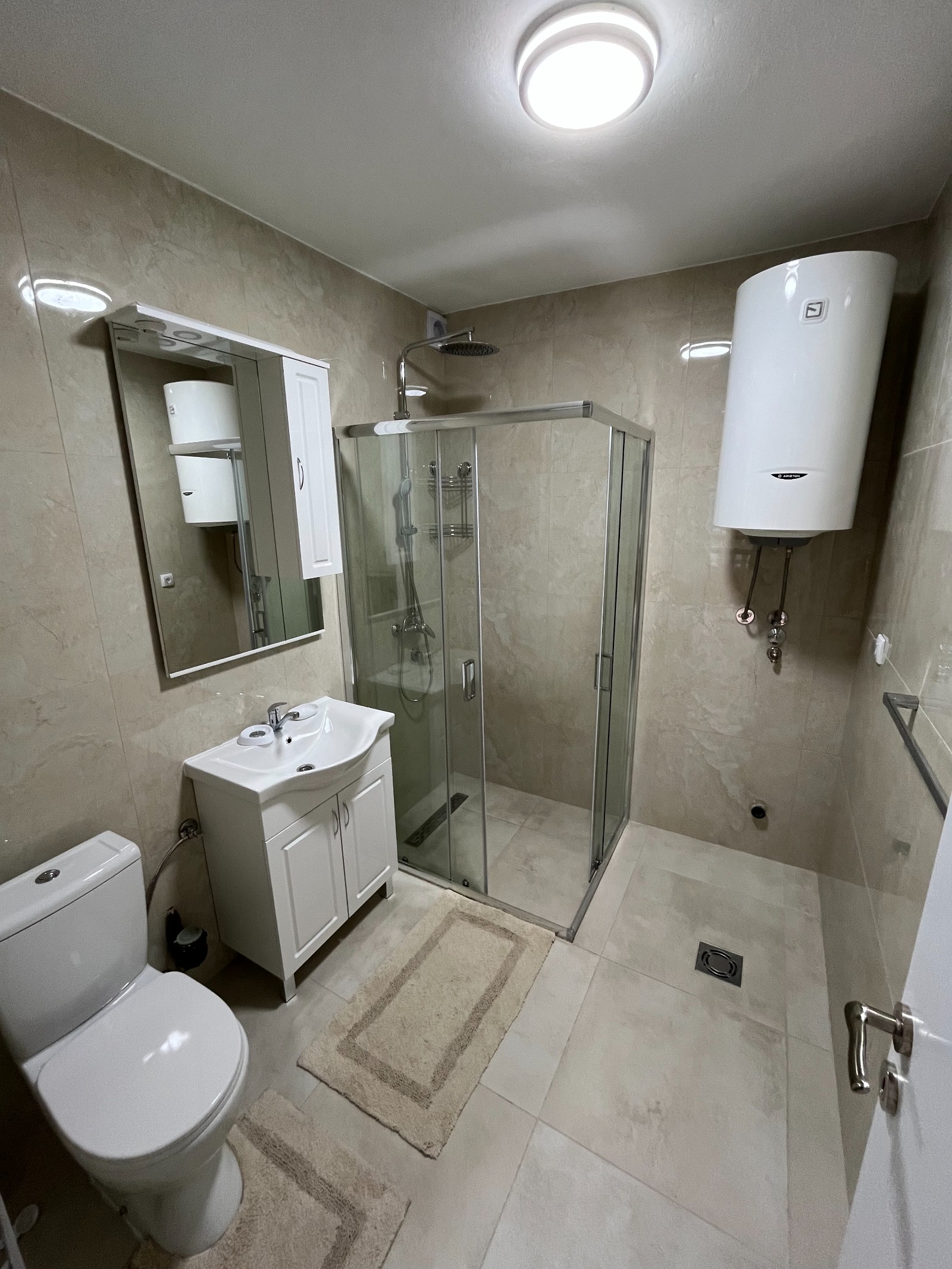 For sale is a fully furnished house with a plot in an attractive location in Tolosi