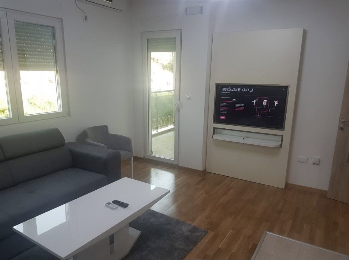 Fully furnished one-room apartment for rent below Ljubovic on Zabjelo, Podgorica