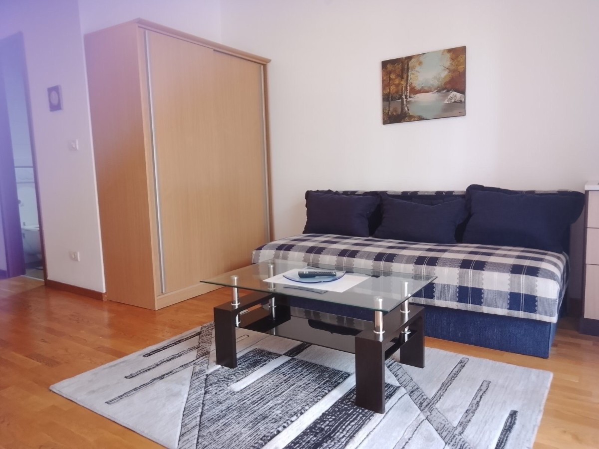 A furnished studio apartment for rent in City Kvart