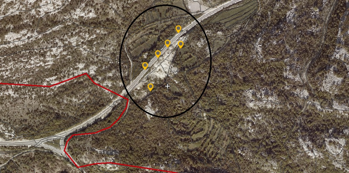 Several urbanized lots are for sale along the main road PG-CT, Brežine, Podgorica