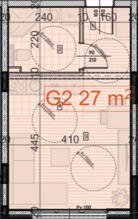 Studio apartment under construction for sale, Zabjelo, Podgorica