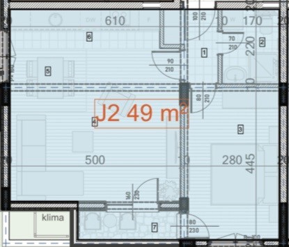 Prodaje se jednosoban stan u izgradnji, Zabjelo, Podgorica