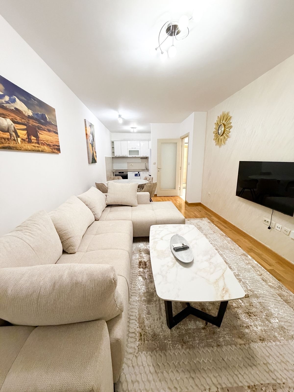 Luxuriously furnished one-room apartment for rent at the beginning of Zagorica, Podgorica