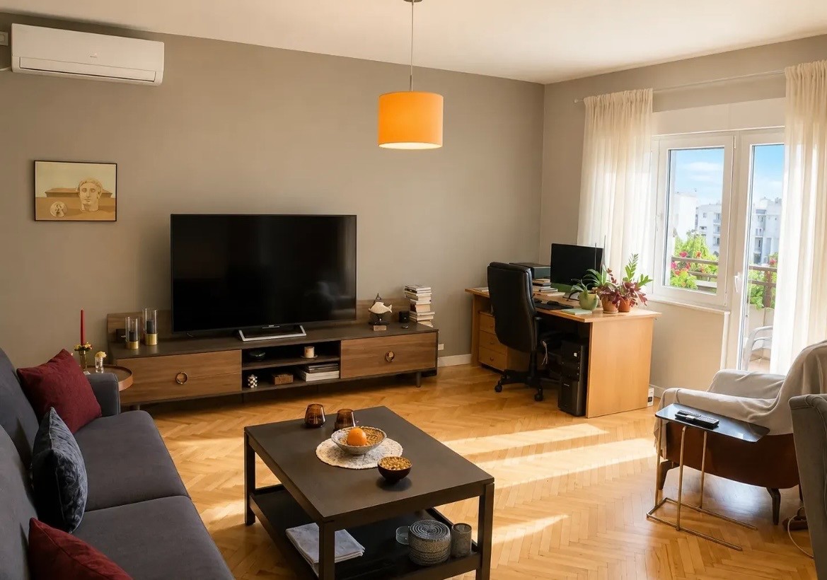 Renovated, comfortable and fully furnished one-bedroom apartment for sale, Block 6, Podgorica