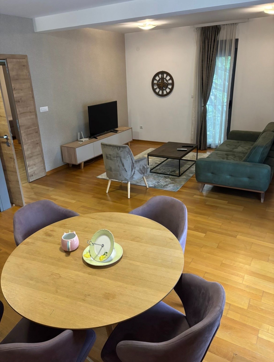 Luxuriously furnished two-room apartment for rent, Center, Podgorica