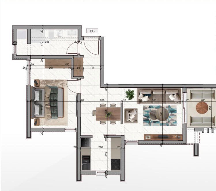Prodaje se jednosoban stan u Baru, Šušanj 55m2 148 500€