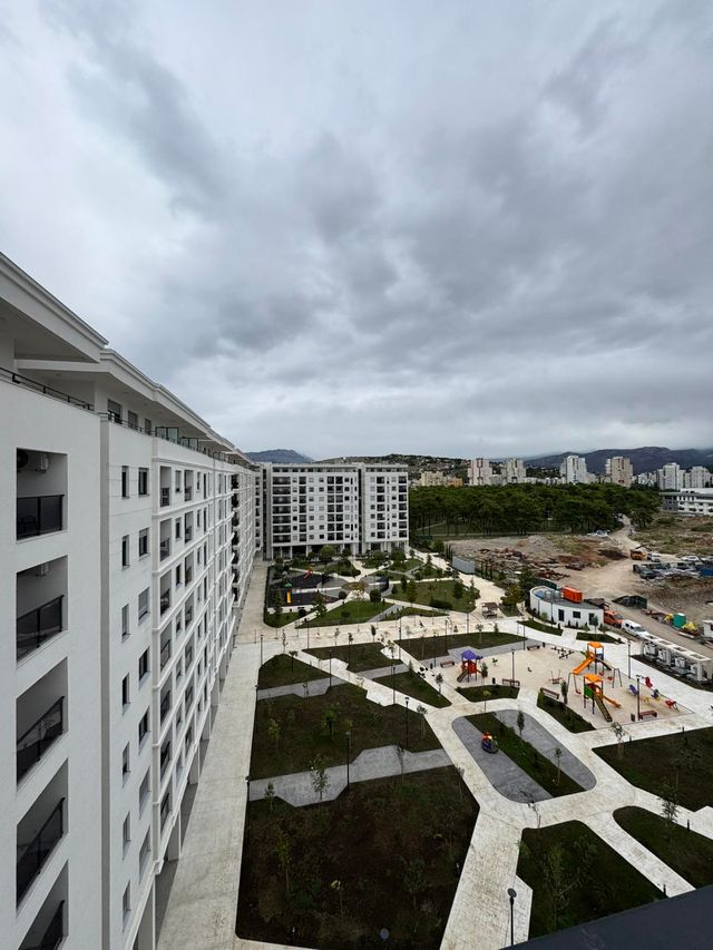 Unfurnished two-room apartment Green Level, Podgorica, for rent.