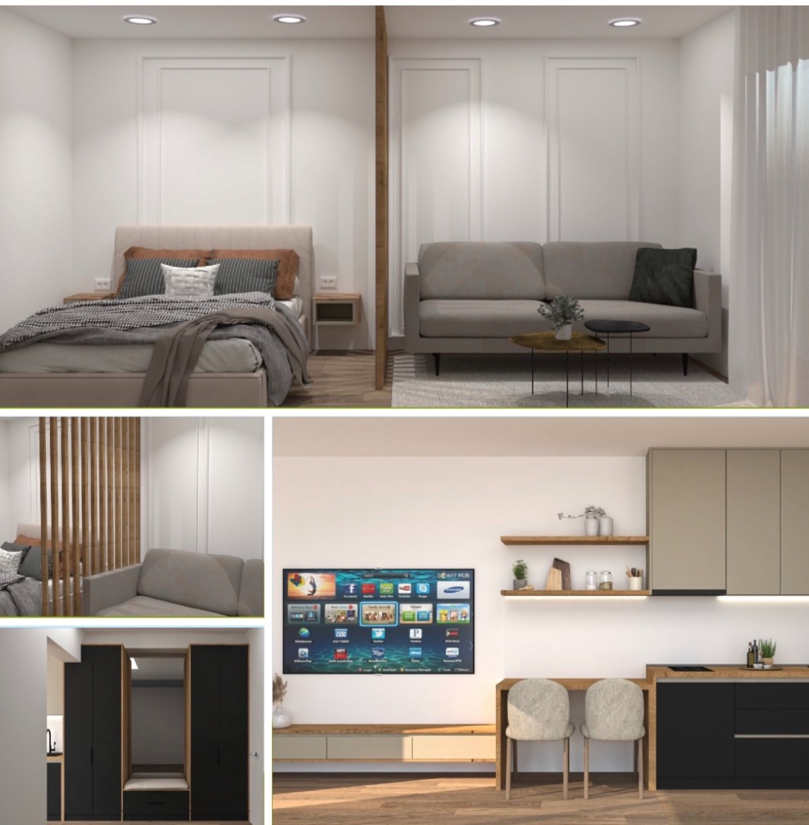 Prodaje se opremljen studio apartman u Kolašinu, na putu do staze.