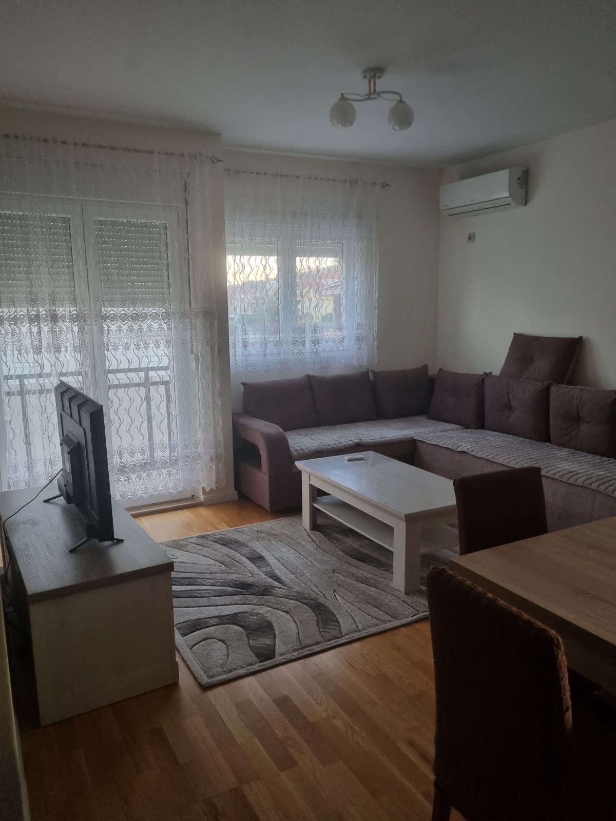 Furnished, one-bedroom apartment for rent near the Crooked Bridge, Zabjelo