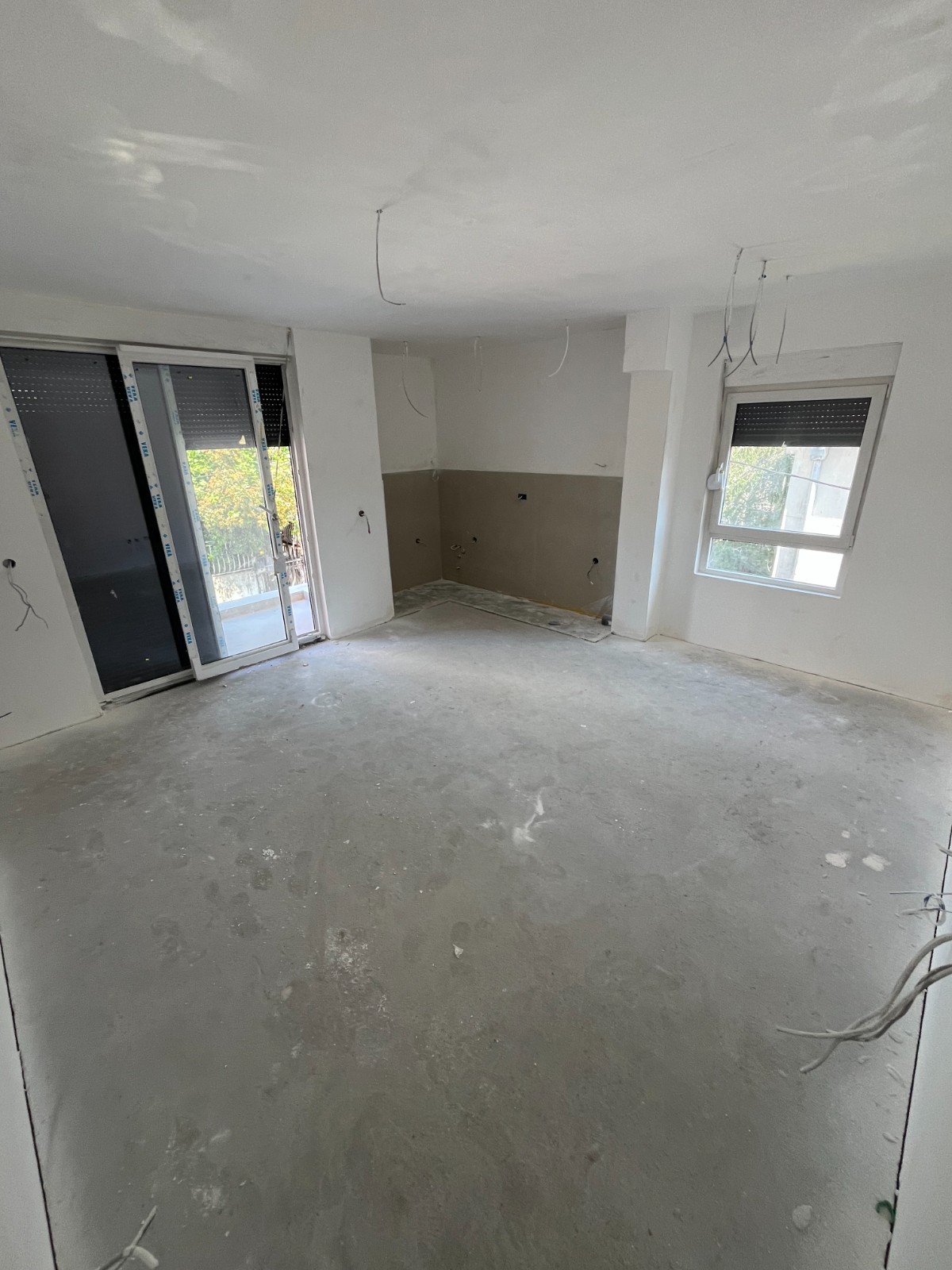 A one-room apartment for sale, in a new building in the Momisici neighborhood of Podgorica