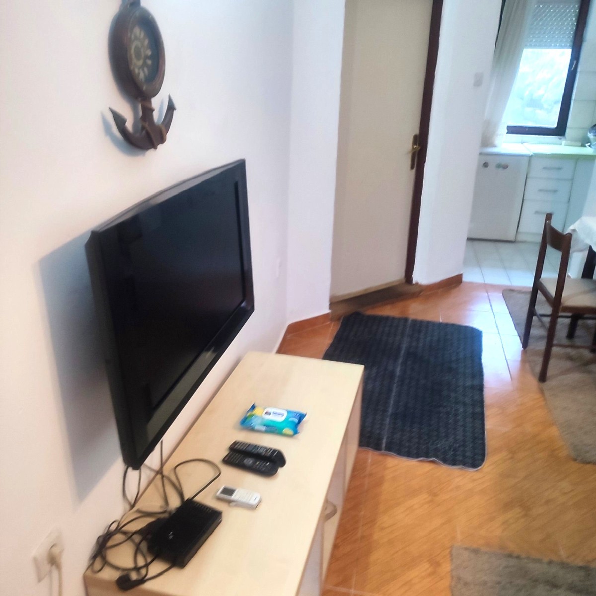 One bedroom apartment for rent within the building, Momišići, Podgorica.